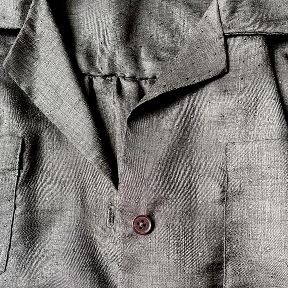 Vintage Handmade Overiszed Button Up Shirt - Picture 2 of 2